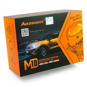 Светодиодные модули Bi-LED в фары AOZOOM M10 {Оригинал, 3", 2 чипа, 2 отражателя}