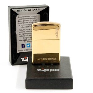 Зажигалка бензиновая ZIPPO (Чистое золото)