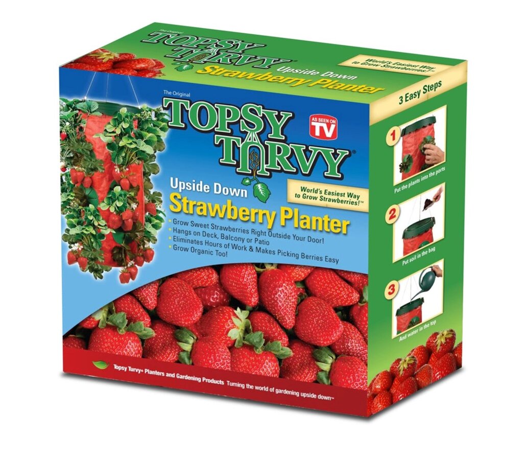 Плантатор для овощей и фруктов Topsy Turvy - описание