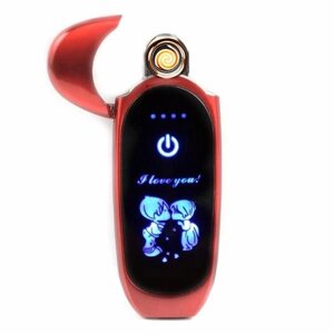 Зажигалка сенсорная USB Eagle LIGHTER (I love you)