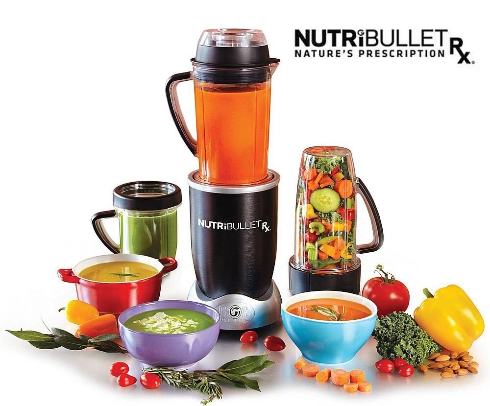 Пищевой экстрактор NutriBullet Rx BLACK {1700W, 12 аксессуаров в комплекте} от компании SHOPPE • Лучшее – себе. - фото 1