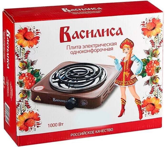 Плита электрическая Василиса BA-901 [1 конфорка] от компании SHOPPE • Лучшее – себе. - фото 1