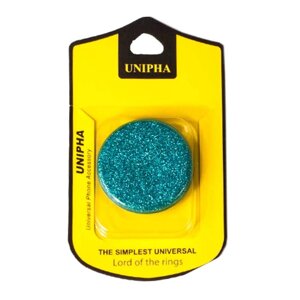 Подставка-держатель для смартфона PopSockets [ПопСокетс] UNIPHA (Голубой)