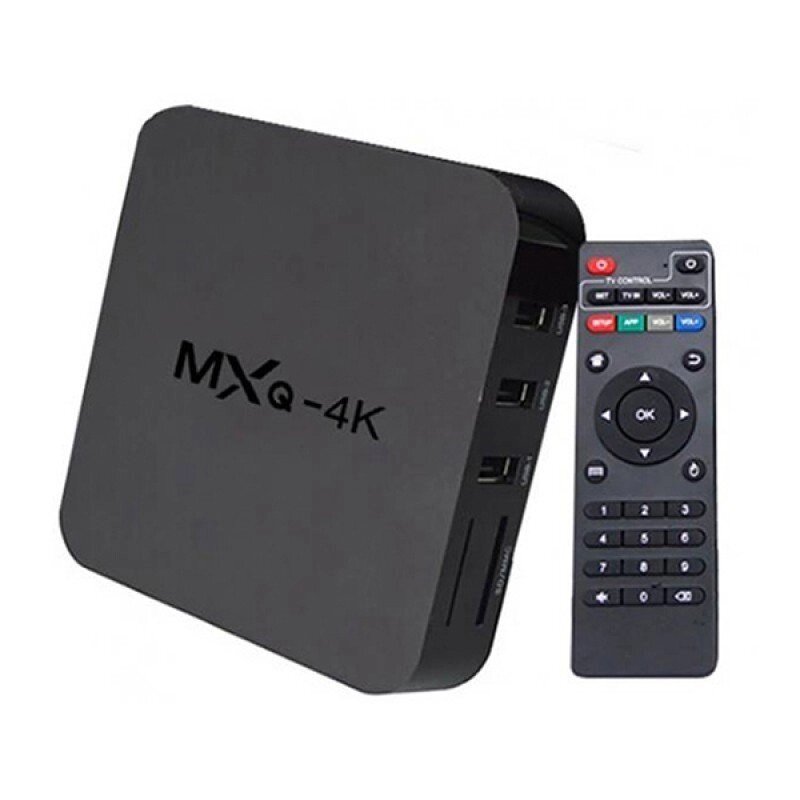 Приставка для телевизора OTT TV BOX 4K ULTRA HD MXQ-4К {Wi-Fi; Android; Quad-Core Cortex A7} от компании SHOPPE • Лучшее – себе. - фото 1