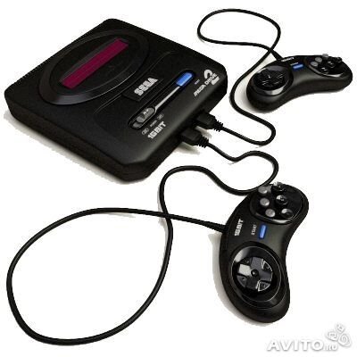 Телевизионная игровая приставка Sega Mega Drive 2 [500 встроенных игр] от компании SHOPPE • Лучшее – себе. - фото 1