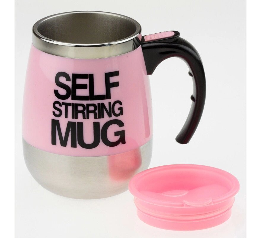 Термокружка самомешалка «Self Mixing Mug» (Розовый) от компании SHOPPE • Лучшее – себе. - фото 1