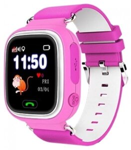 Умные часы детские с GPS Smart Baby Watch Q90 (Розовый)