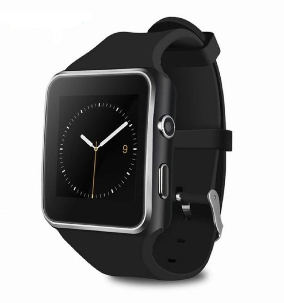 Умные часы Smart Watch с SIM-картой и камерой X6 (Черный) от компании SHOPPE • Лучшее – себе. - фото 1