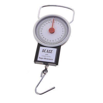 Весы-безмен механические с рулеткой SCALE {вес до 35 кг} от компании SHOPPE • Лучшее – себе. - фото 1