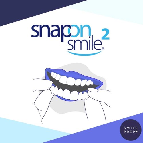 Виниры накладные на верхний и нижний ряд зубов Snap-on Smile X2
