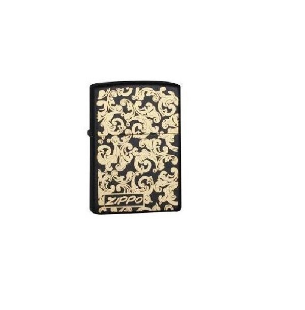 Зажигалка бензиновая ZIPPO (Золотой узор) от компании SHOPPE • Лучшее – себе. - фото 1