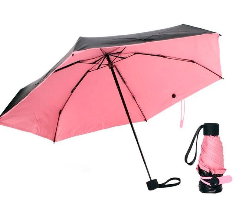 Зонт карманный универсальный Mini Pocket Umbrella (Голубой) от компании SHOPPE • Лучшее – себе. - фото 1