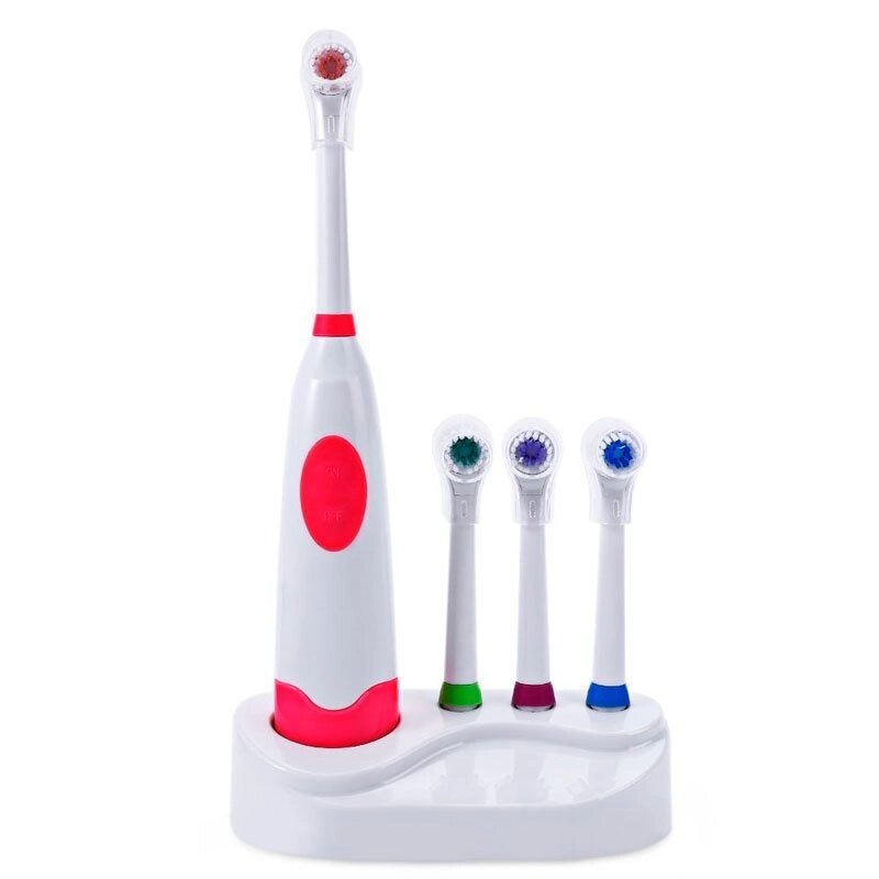 Зубная щётка электрическая ELECTRIC TOOTHBRUSH со сменными насадками от компании SHOPPE • Лучшее – себе. - фото 1