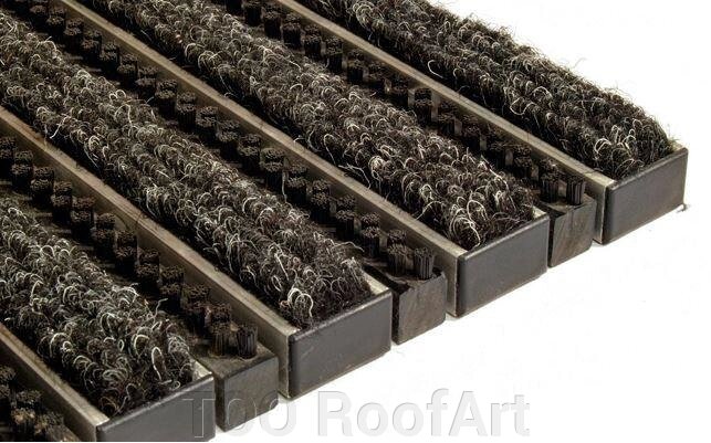 Придверная решетка Сити щетка "Риф"+Текстиль от компании ТОО RoofArt - фото 1