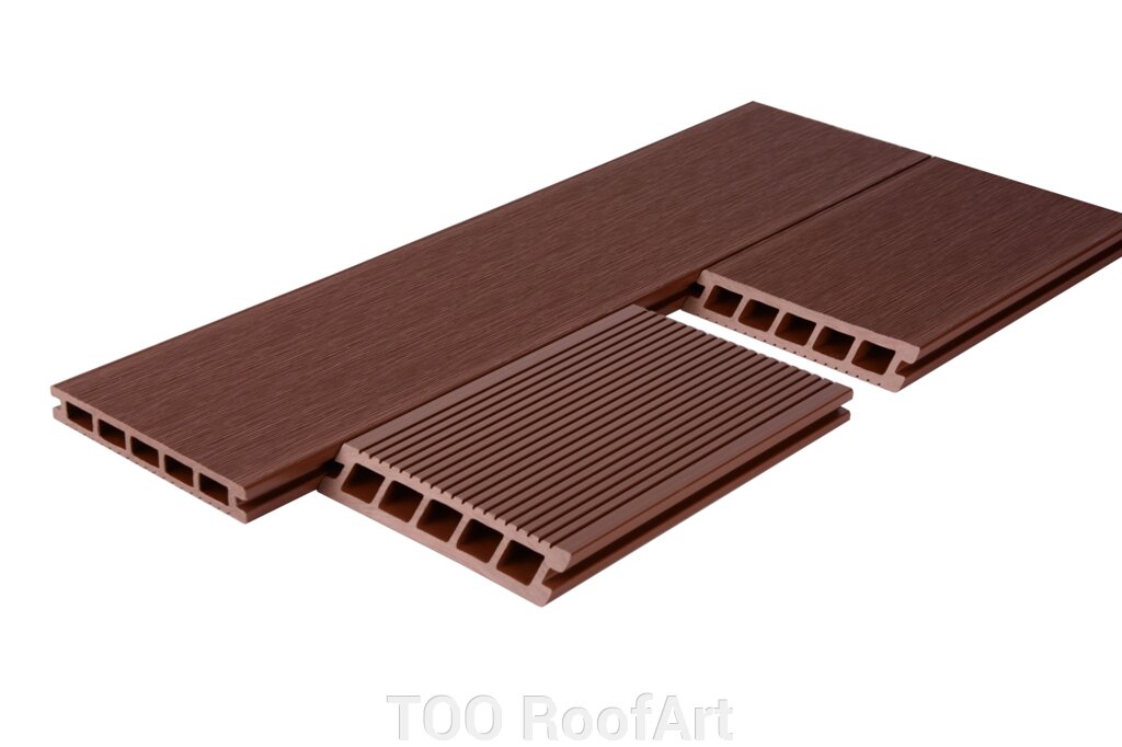 Террасная доска ДПК T-Decks Optima Solo от компании ТОО RoofArt - фото 1