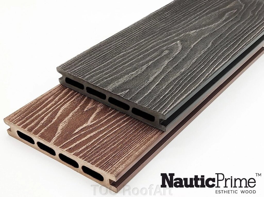 Террасная доска NauticPrime Middle Esthetic Wood 24*150*4000мм от компании ТОО RoofArt - фото 1