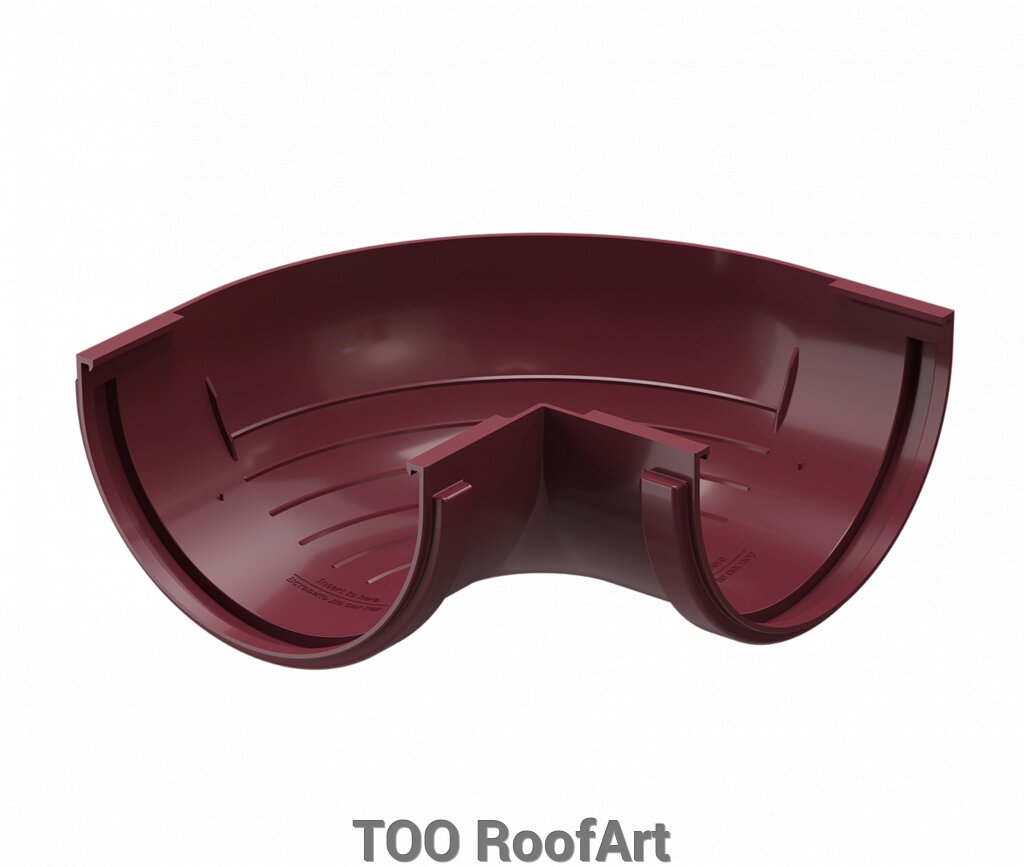 Угловой элемент 90° внешний STANDARD (угол желоба внешний) от компании ТОО RoofArt - фото 1