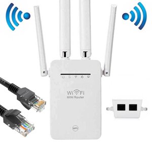 Wi-Fi Репитер (Удлинитель) Repeater, Удлиняет до 40 м