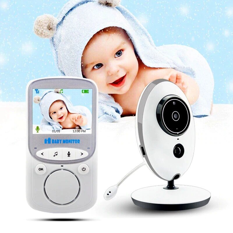 Видеоняня Baby Monitor VB 605 / Колыбельные мелодии / Двухсторонняя связь от компании САЙКОМ - фото 1