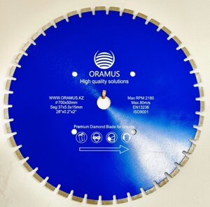 ААлмазный диск сегментный ORAMUS Premium 600 мм, 50мм