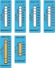 Одноразовые 8-точечные полоски для измерения температуры testoterm