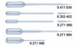 Пипетки Пастера, полиэтилен