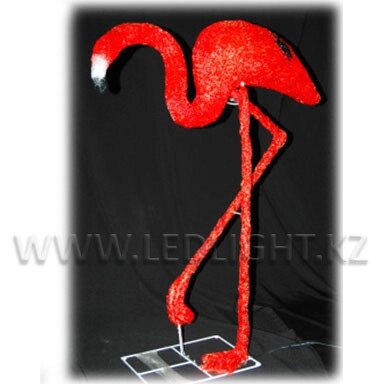 Декоративная светящаяся акриловая фигура "Фламинго"