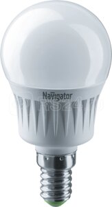 Лампа светодиодная 94 469 NLL-G45-7-230-4K-E27 7Вт шар 4000К белый E27 560лм