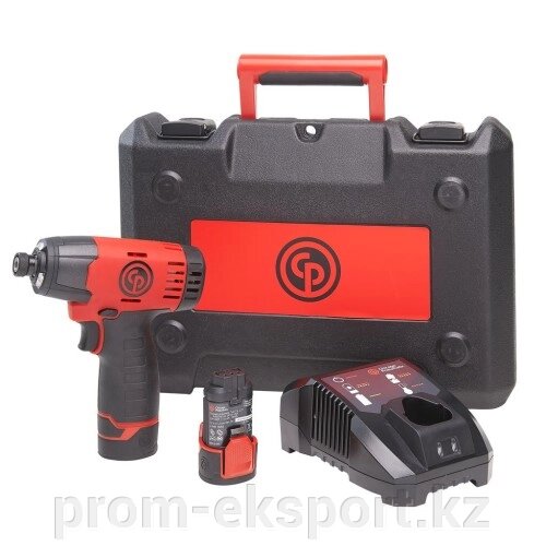 Аккумуляторный ударный гайковерт 1/4 HEX, 115 Нм. CP8818 (комплект) Chicago Pneumatic от компании ТЕХНОПРОМ - фото 1