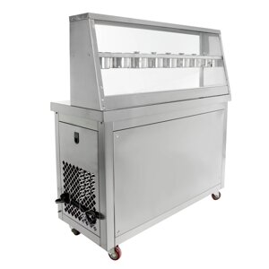 Фризер для ролл мороженого KCB-2Y (контейнеры, стол для топпингов, контроль температуры)
