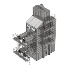 Шахтная зерносушилка RMX S8-32L