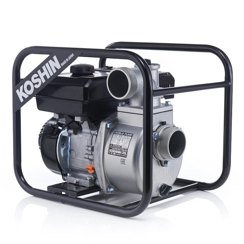 Бензиновая мотопомпа для средне-загрязненных вод Koshin STV-80X - обзор