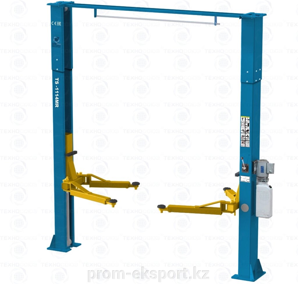Подъемник с верхней синхронизацией 2-х стоечный TS-1114MR от компании ТЕХНОПРОМ - фото 1