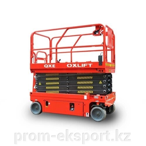 Самоходный ножничный подъемник QXE 08230E OXLIFT 6000 мм 230 кг от компании ТЕХНОПРОМ - фото 1