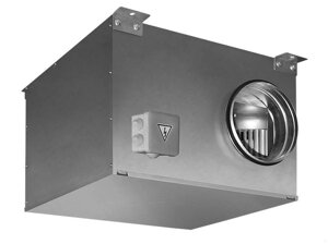Вентилятор круглый канальный SHUFT ICFE 160 VIM в звукоизолированном корпусе
