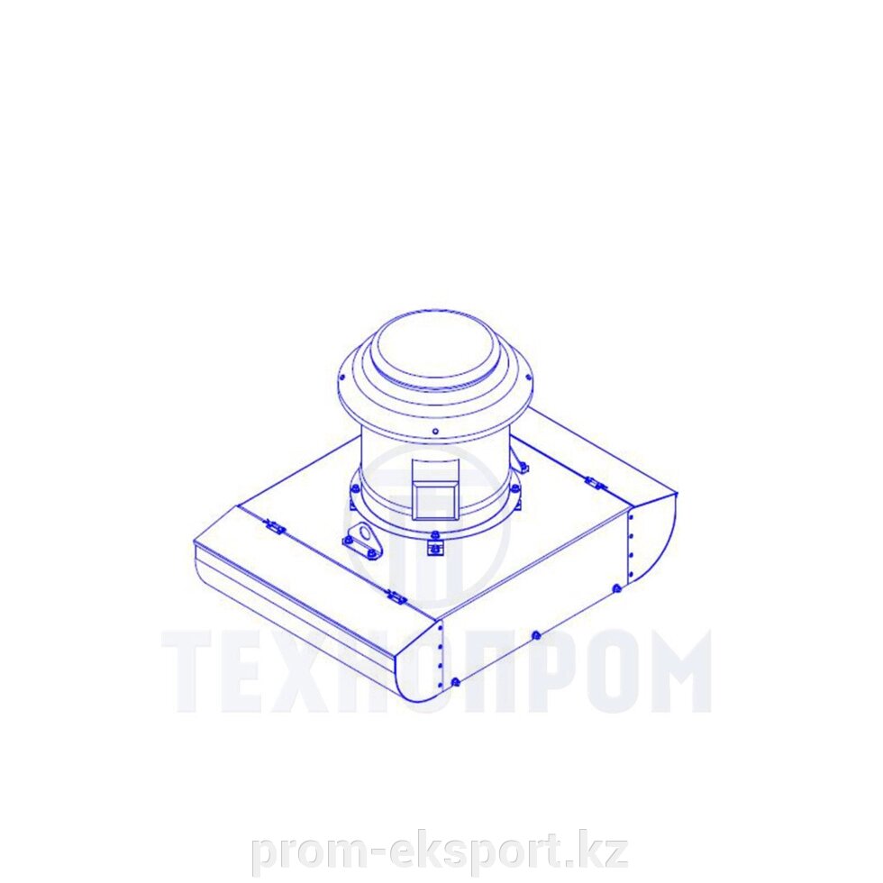 Вентилятор радиальный крышный ВКРФ №12,5 от компании ТЕХНОПРОМ - фото 1