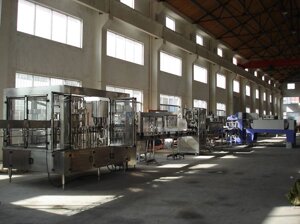 Линия розлива 1,0 - 5,0 л 3000 бут/ч