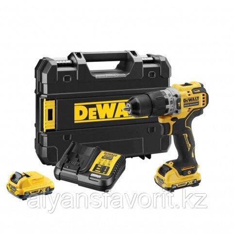 DeWalt, DCD706D2,12В Ударная дрель- шуруповерт, БЩ, 2Ач, TSTAK от компании Компания АльянсФаворит - фото 1