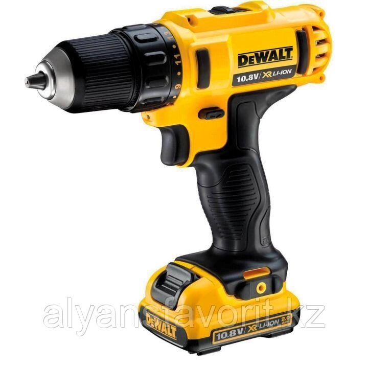 DeWalt, DCD710D2, 10,8 ВLi Аккумуляторная дрель, 2скорости,24Нм,2х2Ah от компании Компания АльянсФаворит - фото 1