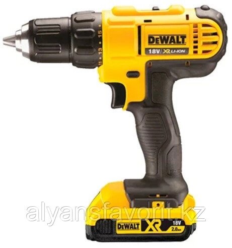 DeWalt, DCD771D2, Дрель-шуруповерт, 18В, 42 Нм, 2.0 Ач Li от компании Компания АльянсФаворит - фото 1