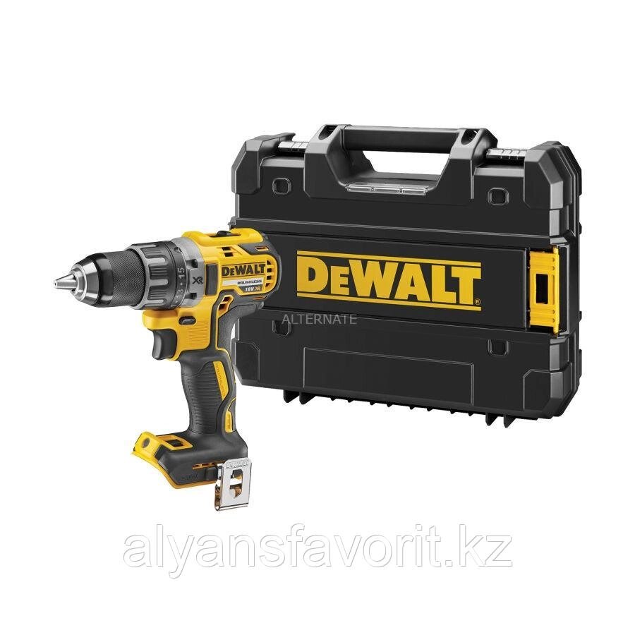 DeWalt, DCD791NT, Бесщеточная дрель-шуруповерт, 18В XR, 70Н б/бат и ЗУ, кейс от компании Компания АльянсФаворит - фото 1