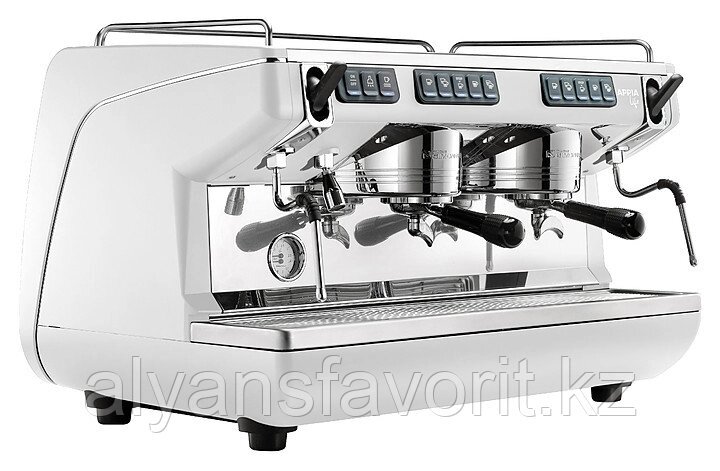 Кофемашина Nuova Simonelli Appia Life 2Gr V белая, высокие группы, экономайзер, автомат от компании Компания АльянсФаворит - фото 1