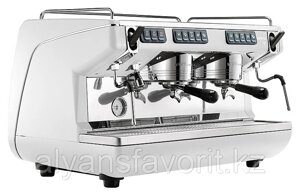 Кофемашина Nuova Simonelli Appia Life 2Gr V белая, высокие группы, экономайзер, автомат