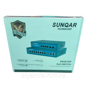 Коммутатор sunqar FF-B82B (8 портов +2 RJ-45)