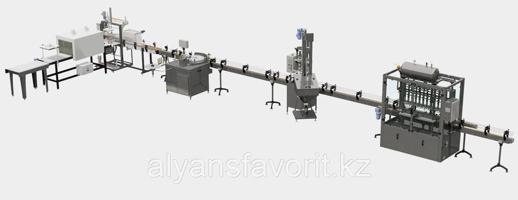 ЛИНИЯ РОЗЛИВА ВОДЫ В БУТЫЛКИ 0,5-1,5 Л БЕЗ СИРОПА (УПАКОВЩИК АВТОМАТ) от компании Компания АльянсФаворит - фото 1
