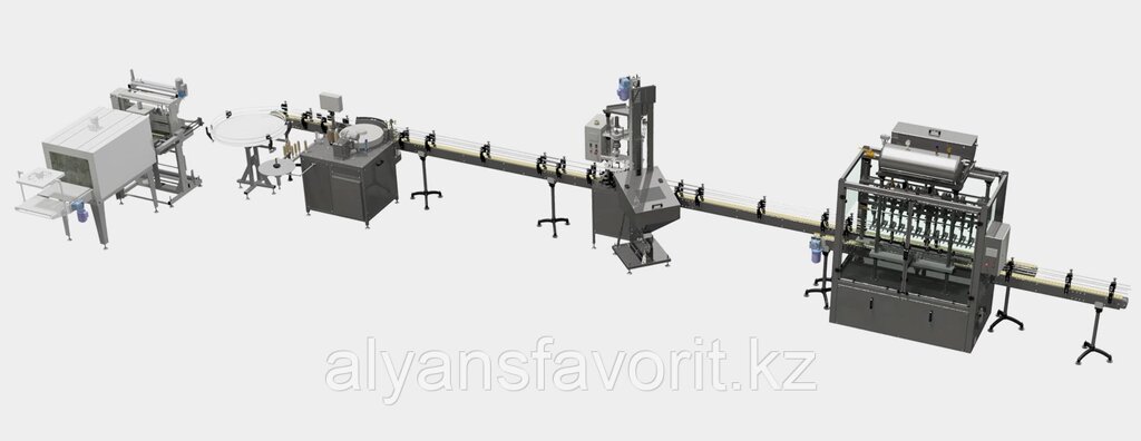 ЛИНИЯ РОЗЛИВА ВОДЫ В БУТЫЛКИ 0,5-1,5 Л С СИРОПОМ (УПАКОВЩИК ПОЛУАВТОМАТ) от компании Компания АльянсФаворит - фото 1