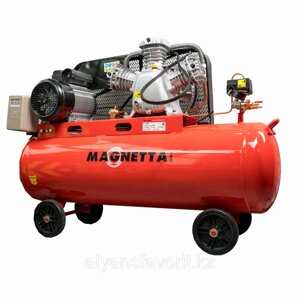 Magnetta, SW0.36/10, Компрессор воздушный поршневой масляный с ременным приводом