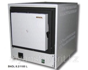 Муфельная печь SNOL 8,2/1100 LSM (до 1100 °С, термоволокно, электронный терморегулятор)