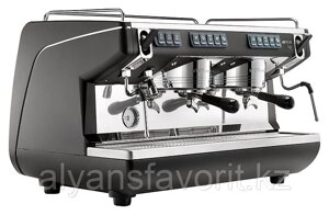 Кофемашина Nuova Simonelli Appia Life 2Gr V черная, высокие группы, экономайзер, автомат