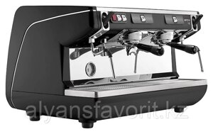 Кофемашина Nuova Simonelli Appia Life 2Gr S черная, высокие группы, экономайзер, полуавтомат